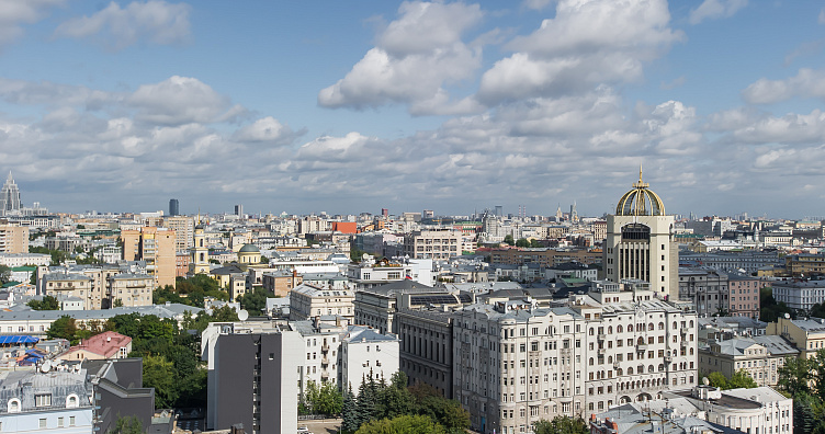 Панорамная квартира на Арбате с видом на Кремль фото 26