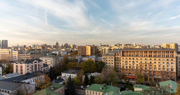 Стильная квартира с панорамным видом на Москву фото 36