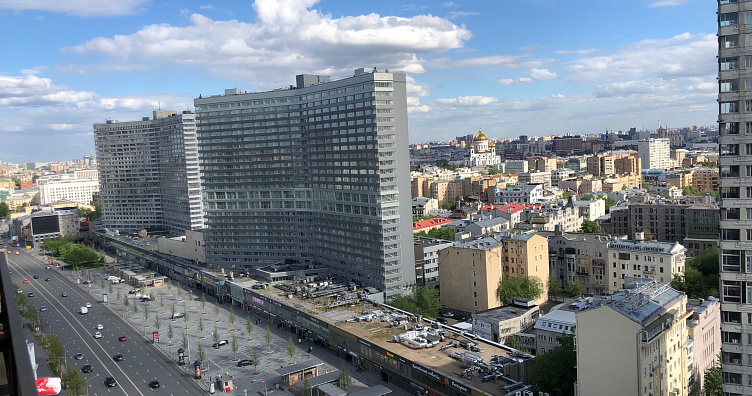 Панорамная квартира на Арбате с видом на Кремль фото 3