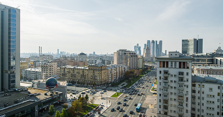 Вид на Новый Арбат и Moscow city фото 3